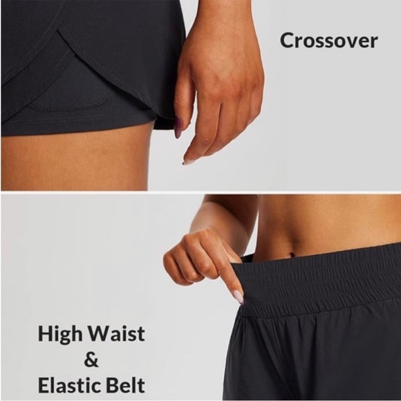 Baleaf Running/workout Short, double layer, size S - Picture 3 of 16